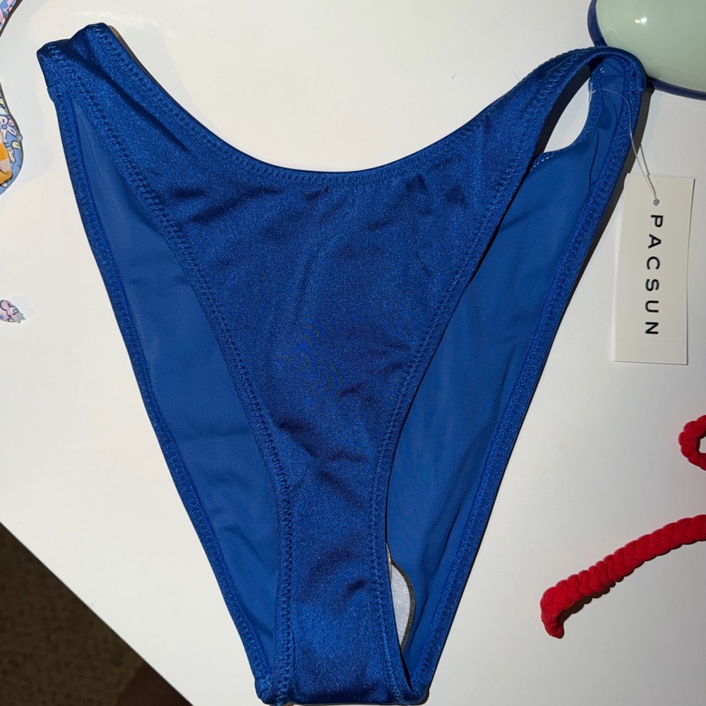 PacSun Eco-Friendly Royal Blue Swim Bottom